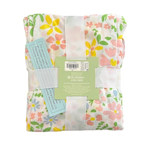 NEW Girl’s size 8 Mommy & Me Matching Family Pajama Set Floral - Picture 9 of 10